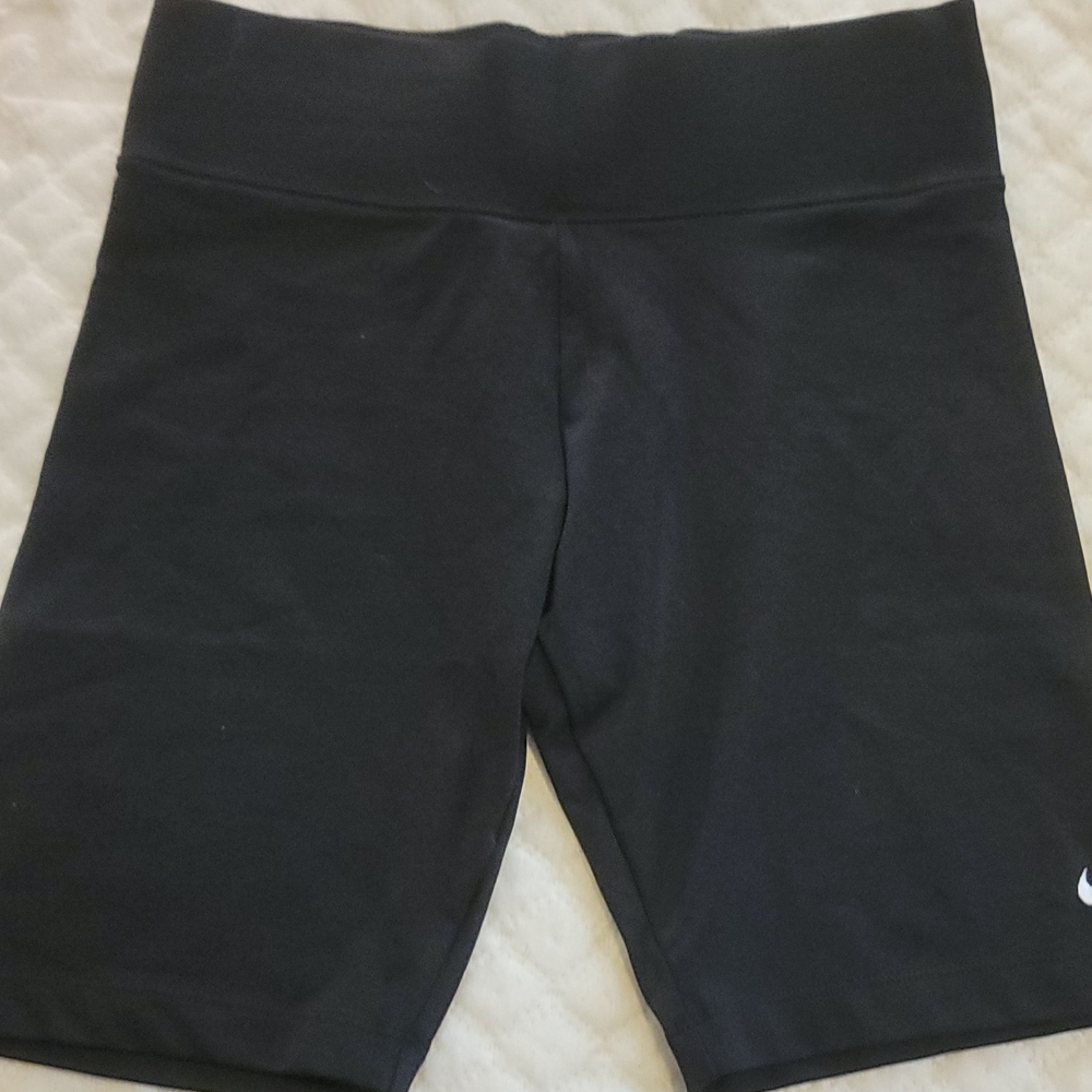 Nike Black Bike Shorts with Elastic Waistband